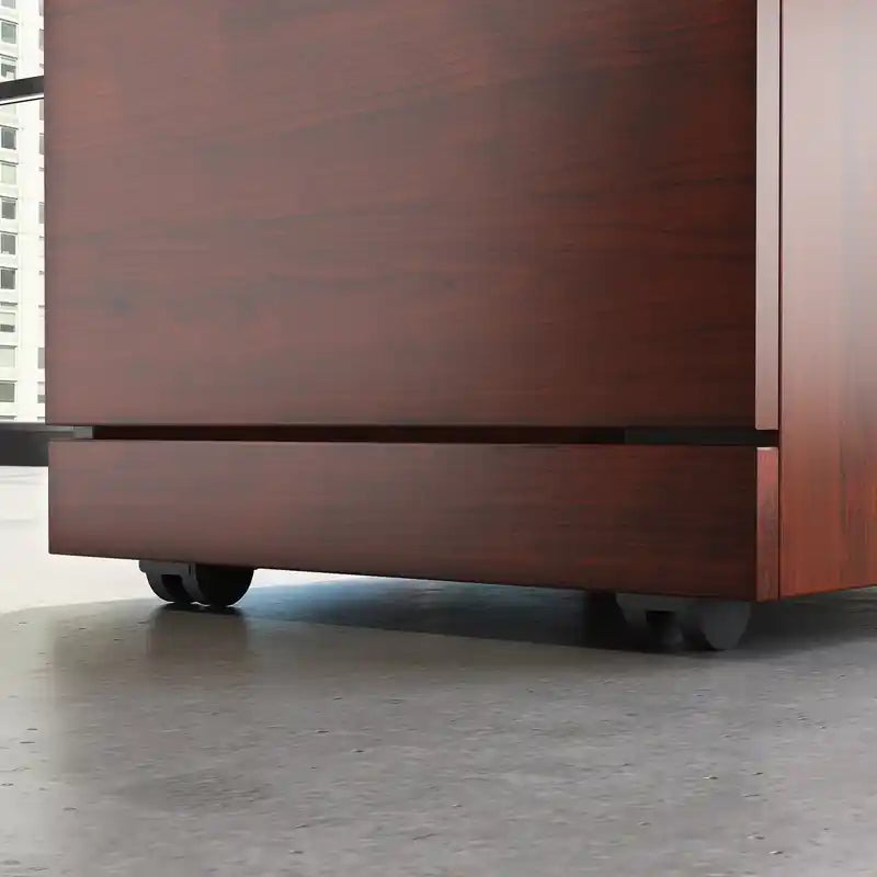 15.55 Armoire de classement commerciale à 2 tiroirs – Cerisier classique