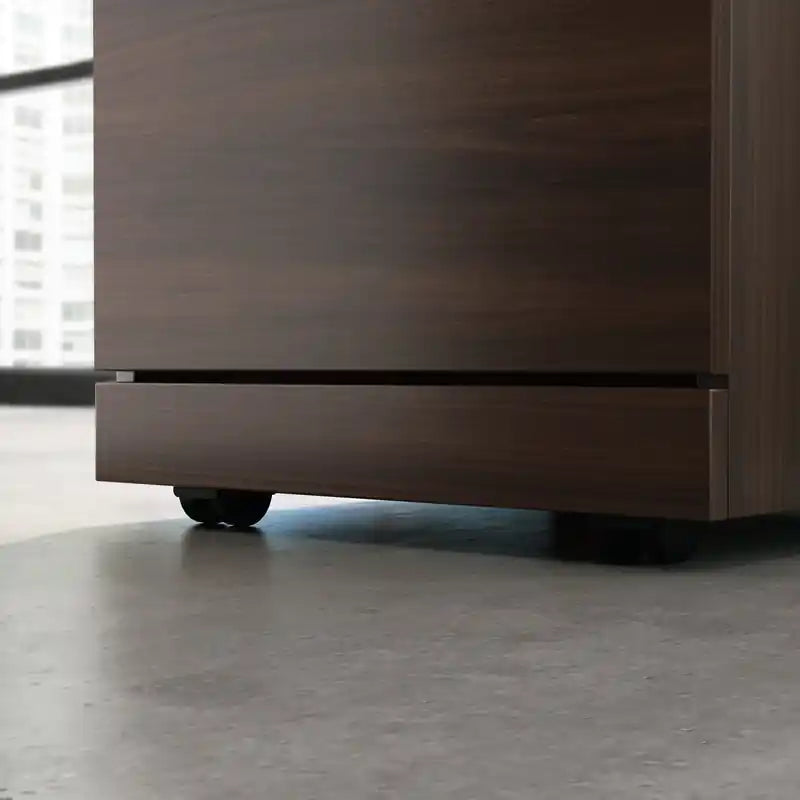 15.55 Armoire de classement commerciale à 2 tiroirs – Cerisier classique