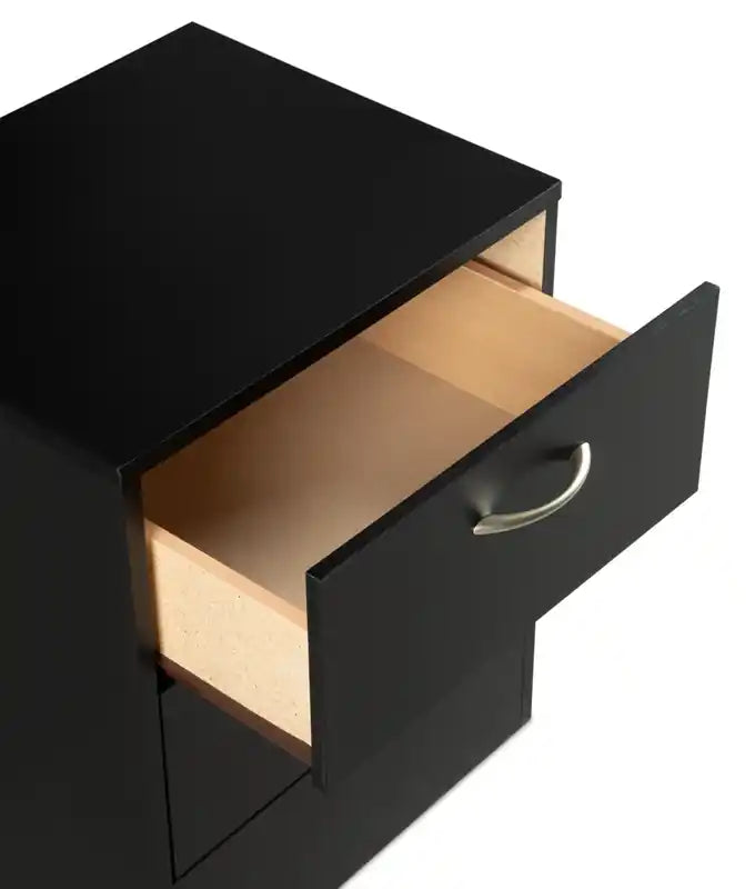 Table de chevet à 2 tiroirs, 18,3 L x 22 H, fabriquée au Canada
