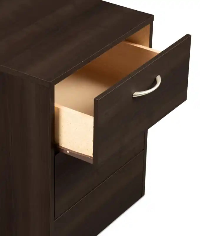 Table de chevet à 2 tiroirs, 18,3 L x 22 H, fabriquée au Canada