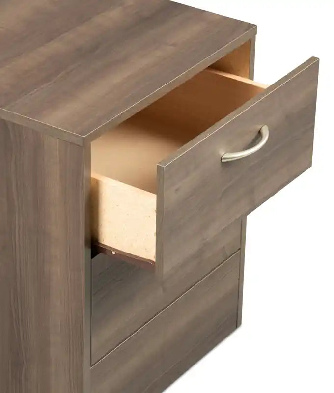 Table de chevet à 2 tiroirs, 18,3 L x 22 H, fabriquée au Canada