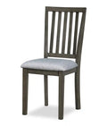 Bryn Dining Chair with Fabric Seat, Slat-Back