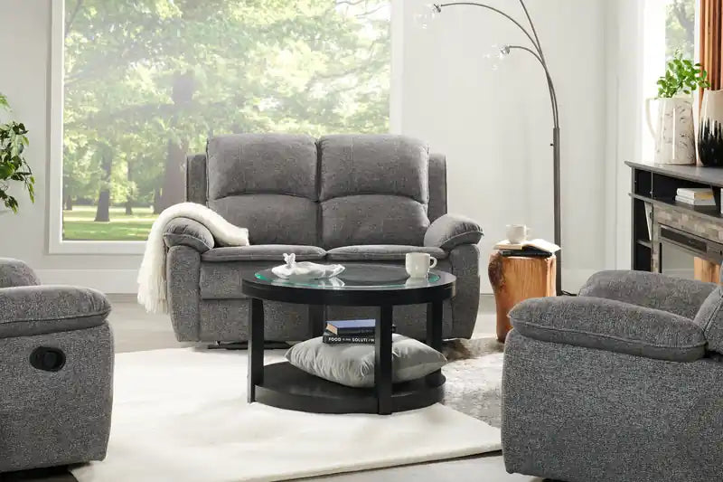 Causeuse inclinable en tissu chenille 60 po