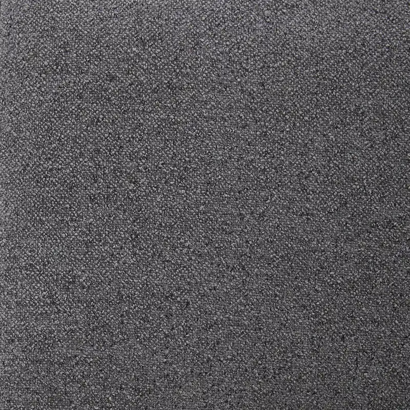 Chaise de salle à manger en tissu polyester - Gris étain