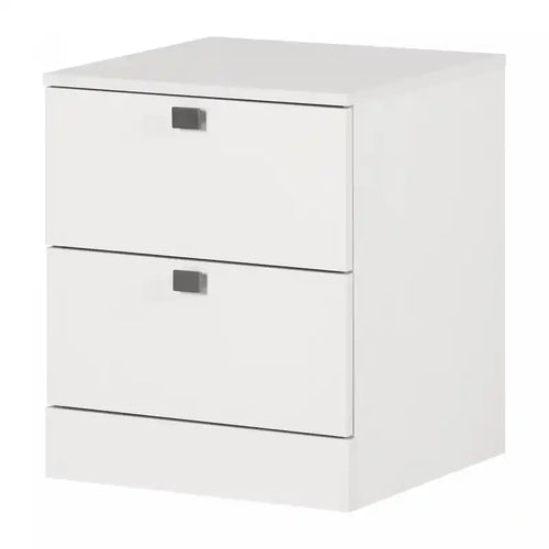 Spark 2-drawer Nightstand - Pure White
