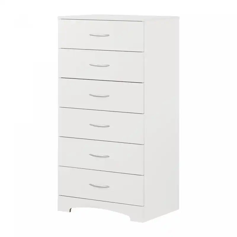 Step One 6-drawer Chest - Pure White