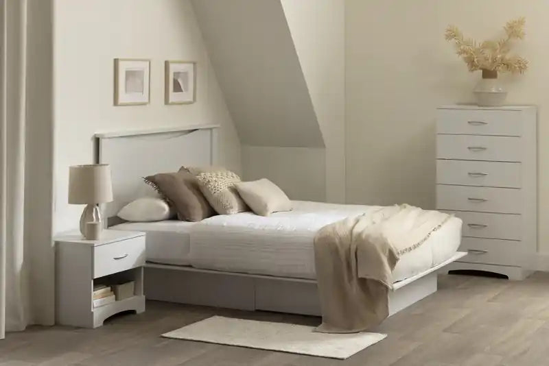 Commode à 6 tiroirs - Blanc pur