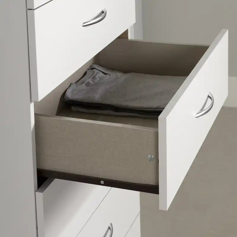 Commode à 6 tiroirs - Blanc pur