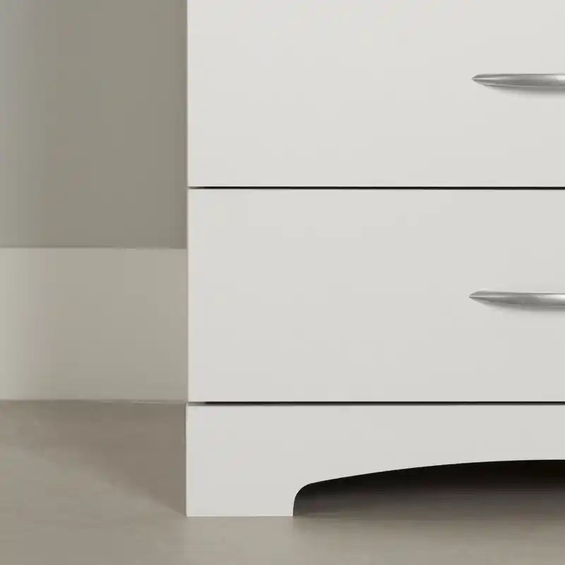 Commode à 6 tiroirs - Blanc pur