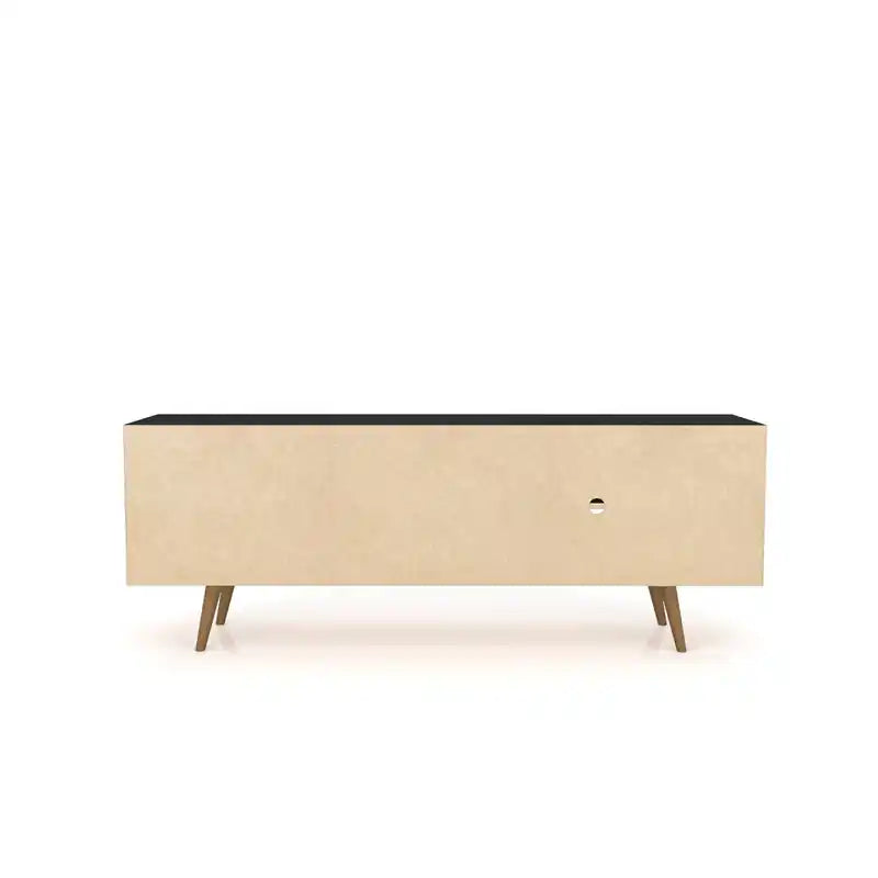 Meuble TV Mid-Century Modern 3 étagères et 2 portes à 62,99 $