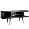 Manhattan Comfort Utopia 53.14 TV Stand with Splayed Wooden Legs & 4 Shelves