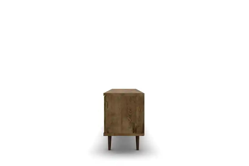 Meuble TV Mid-Century Modern 3 étagères et 2 portes à 62,99 $