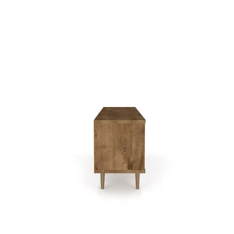 Meuble TV Mid-Century Modern 3 étagères et 2 portes à 62,99 $