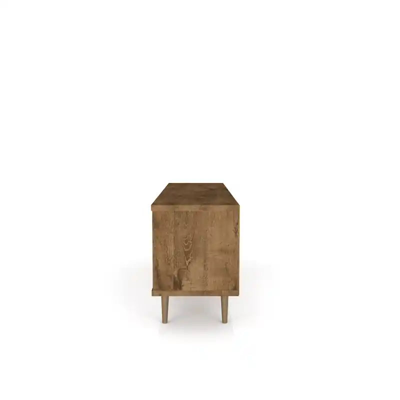 Meuble TV Mid-Century Modern 3 étagères et 2 portes à 62,99 $