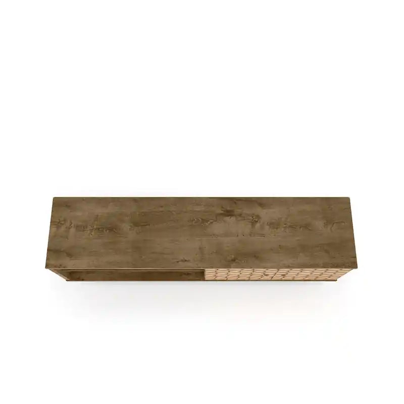 Meuble TV Mid-Century Modern 3 étagères et 2 portes à 62,99 $