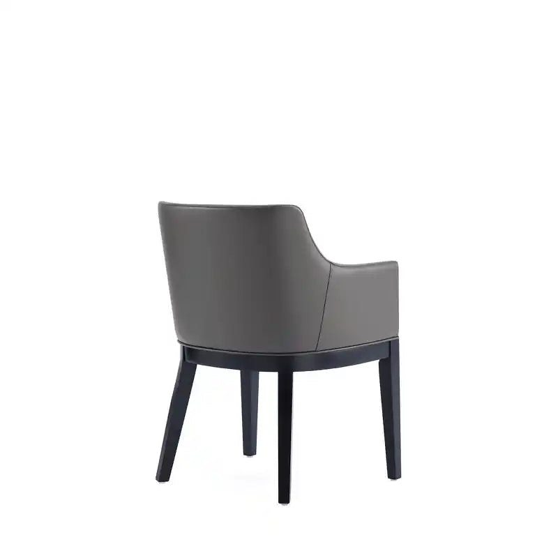 Chaise de salle à manger en cuir 
