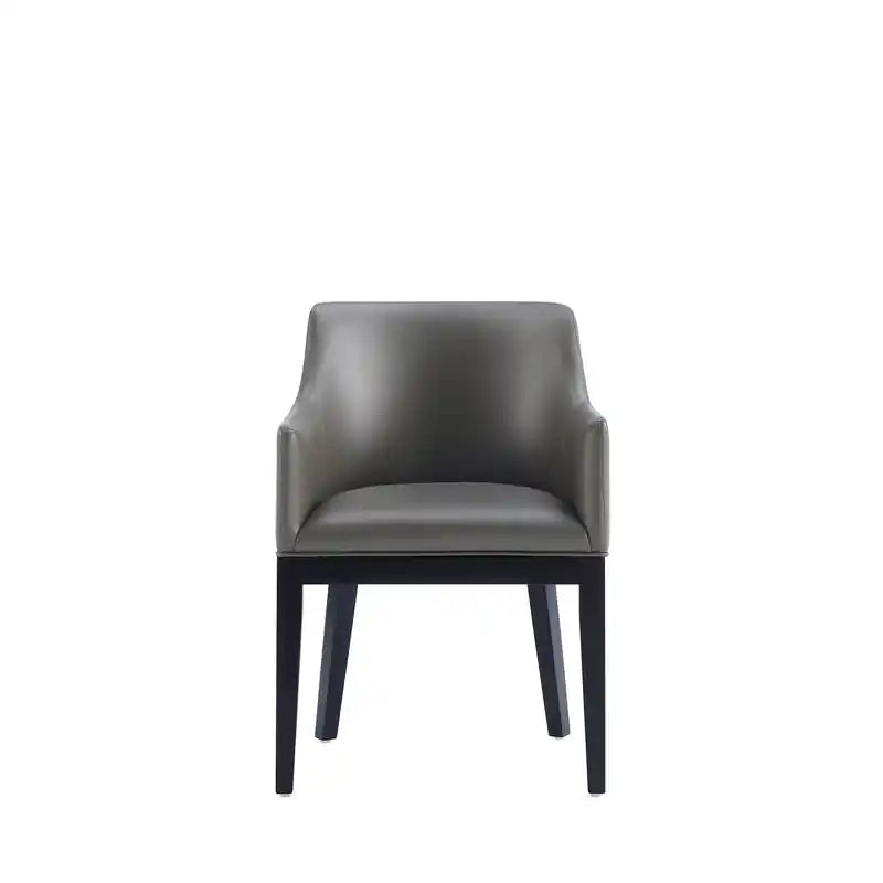 Chaise de salle à manger en cuir 