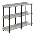 Grey and Black Console Table