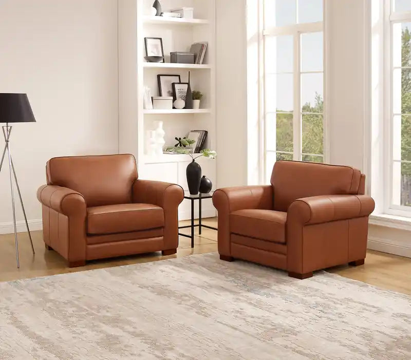 Fauteuil en cuir