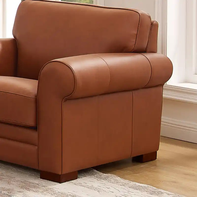 Fauteuil en cuir