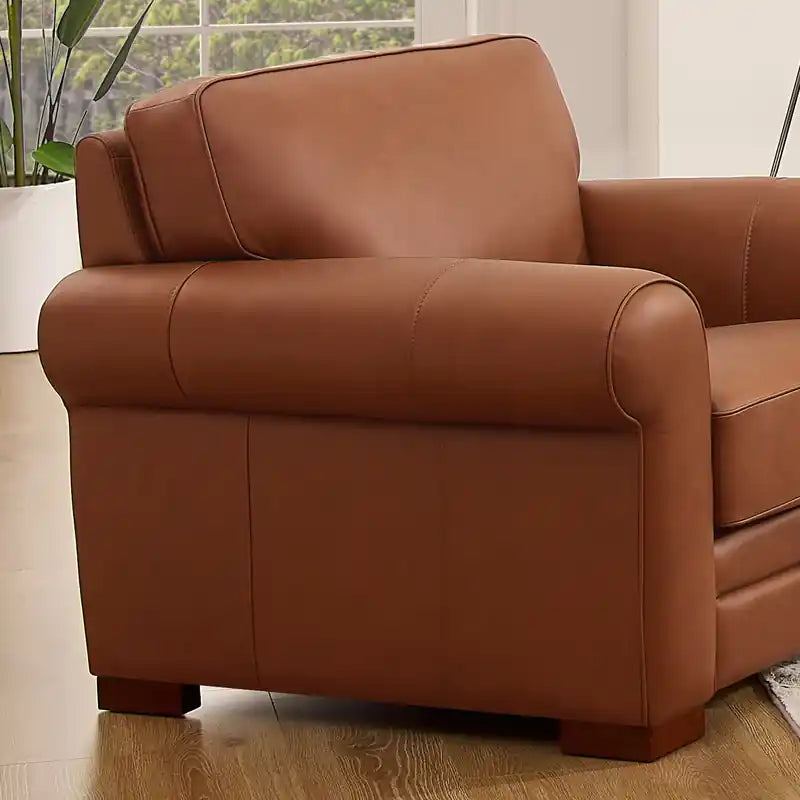 Fauteuil en cuir