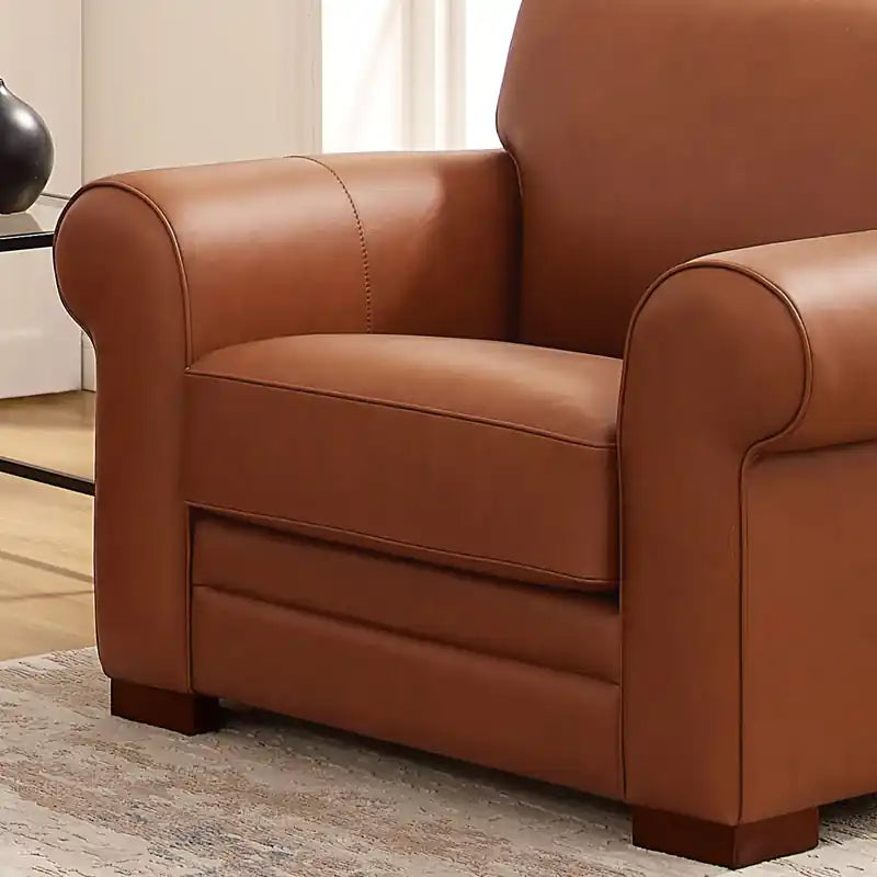 Fauteuil en cuir