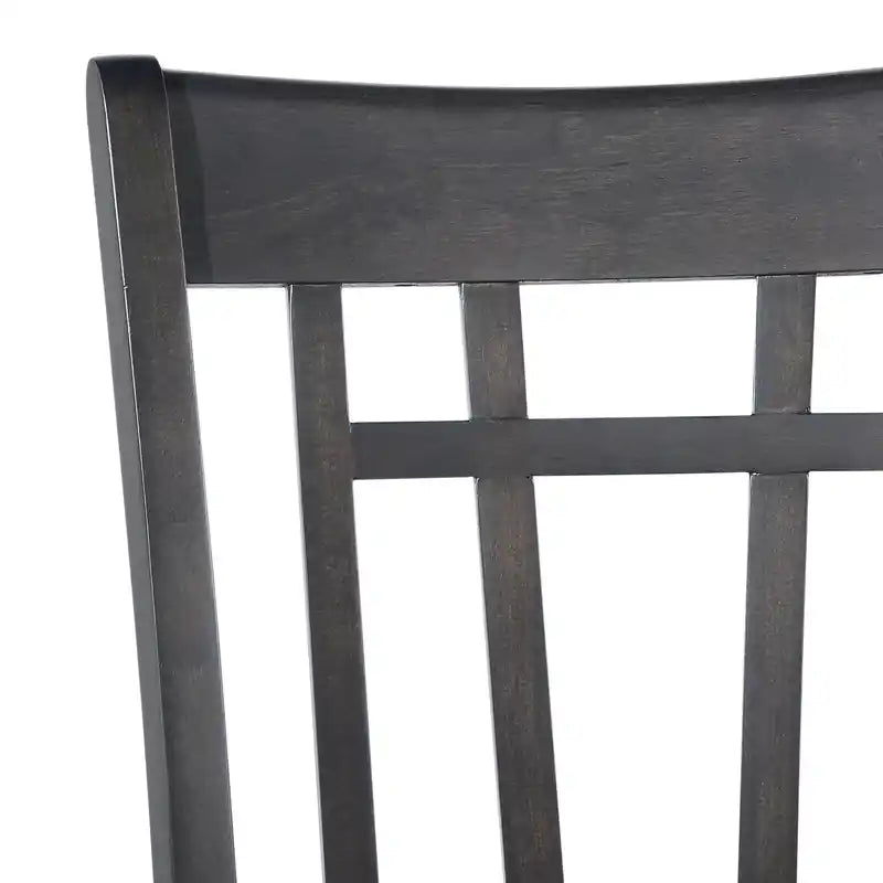 Chaise de salle à manger en tissu d'aspect lin - Gris tourterelle