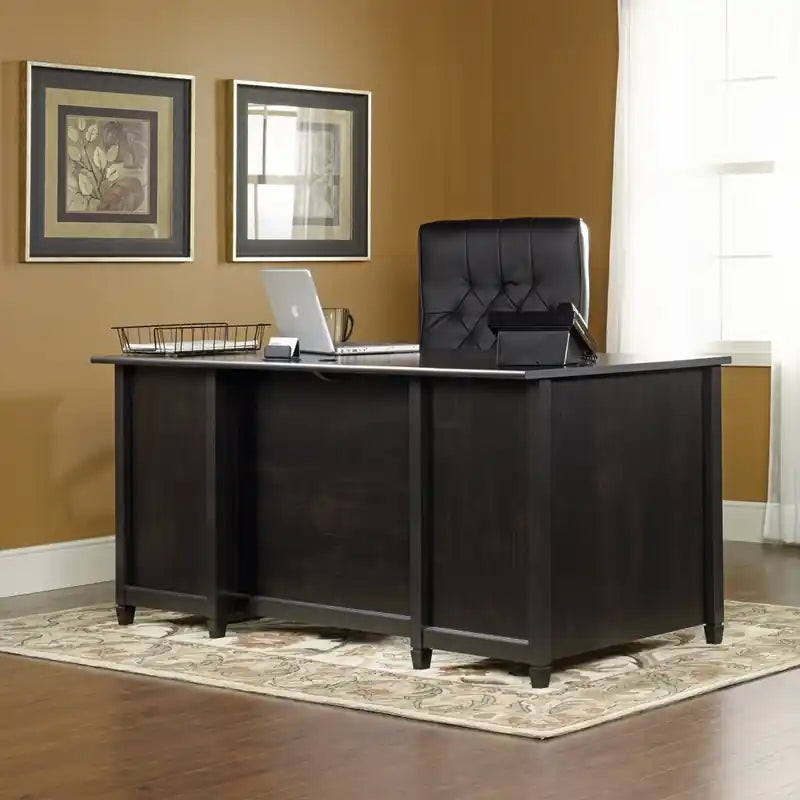 65.12 Bureau de direction avec 4 tiroirs - Noir Estate