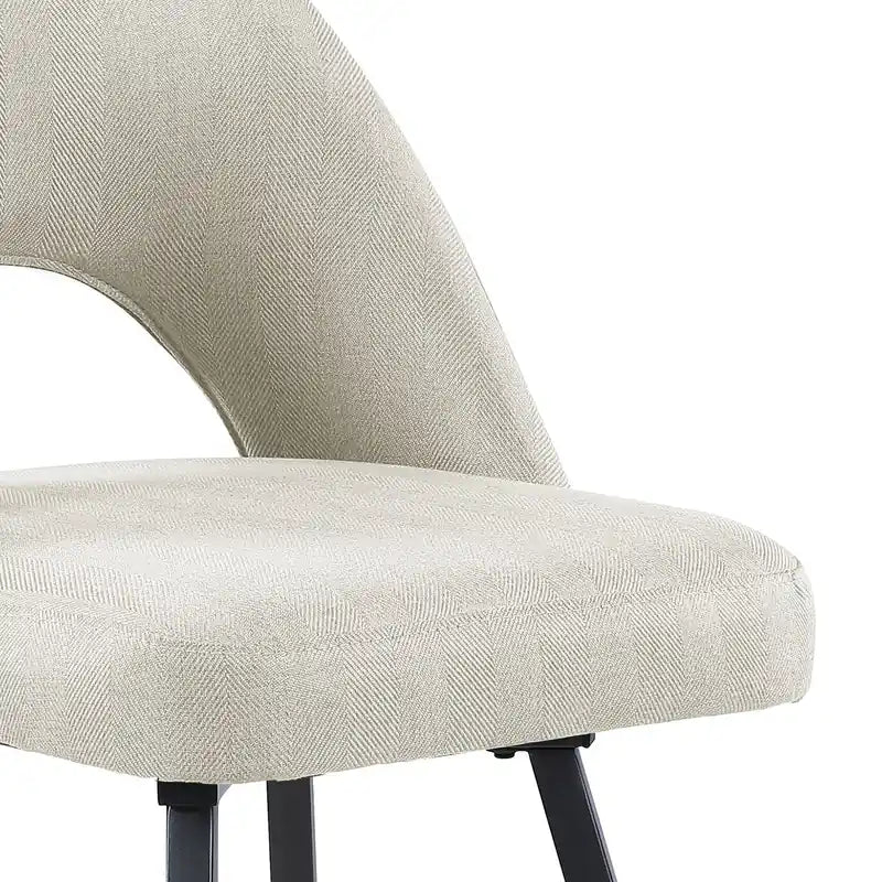 Tabouret avec assise pivotante et revêtement en cuir végétalien, hauteur 66 cm
