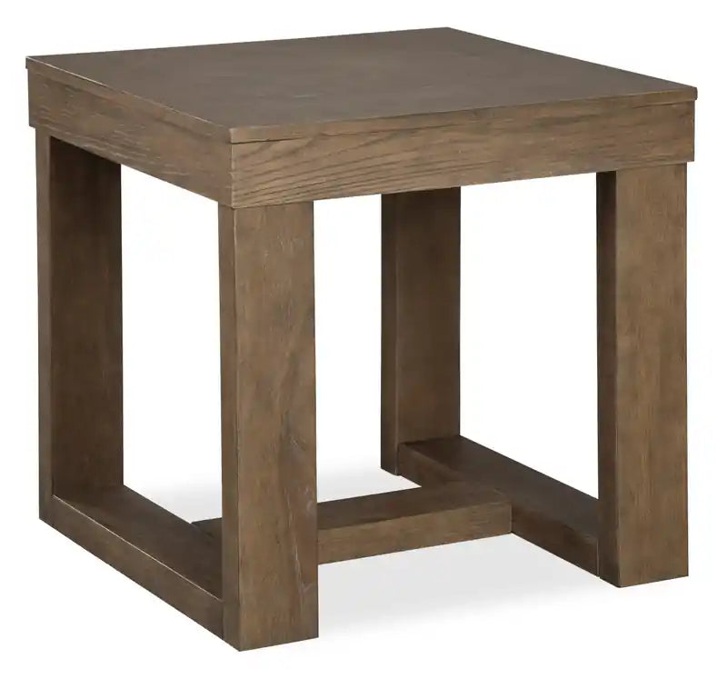 Jasper 24 End Table - Grey Brown