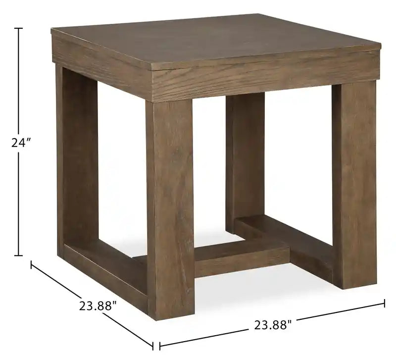 24 Table d'appoint - Gris marron