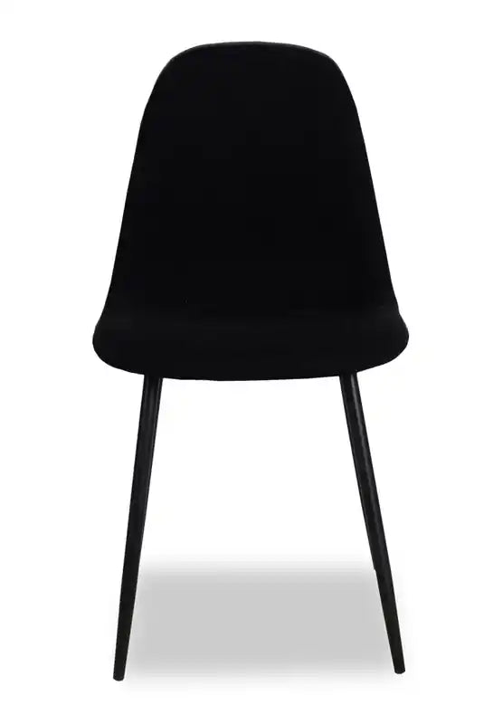 Chaise de salle à manger en tissu polyester