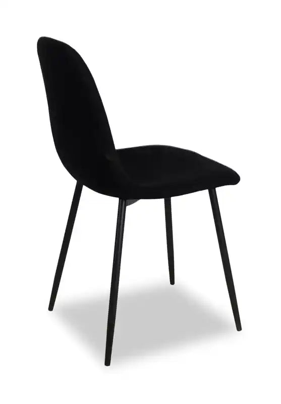 Chaise de salle à manger en tissu polyester