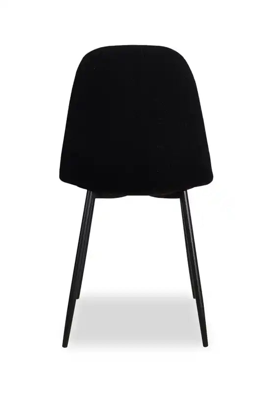 Chaise de salle à manger en tissu polyester
