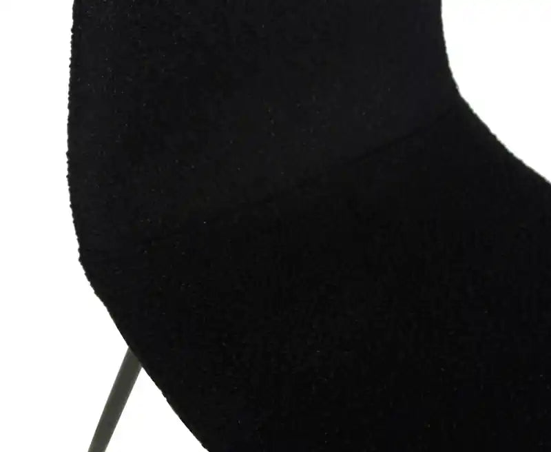 Chaise de salle à manger en tissu polyester