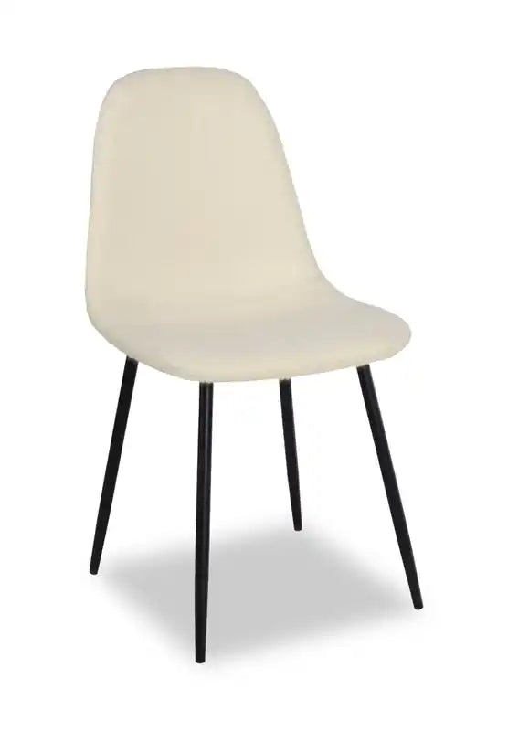 Chaise de salle à manger en tissu polyester