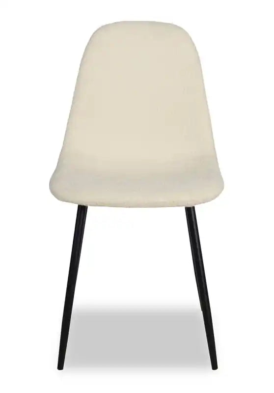 Chaise de salle à manger en tissu polyester