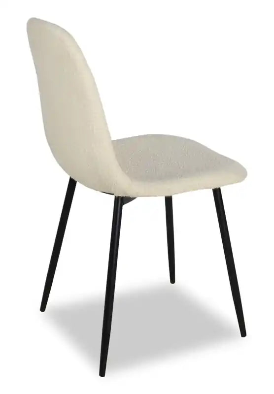 Chaise de salle à manger en tissu polyester
