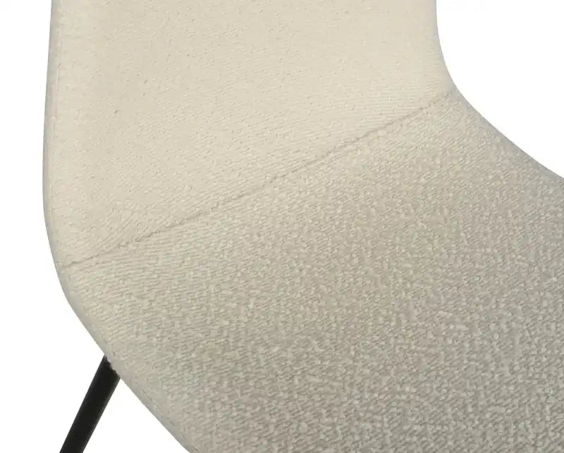 Chaise de salle à manger en tissu polyester