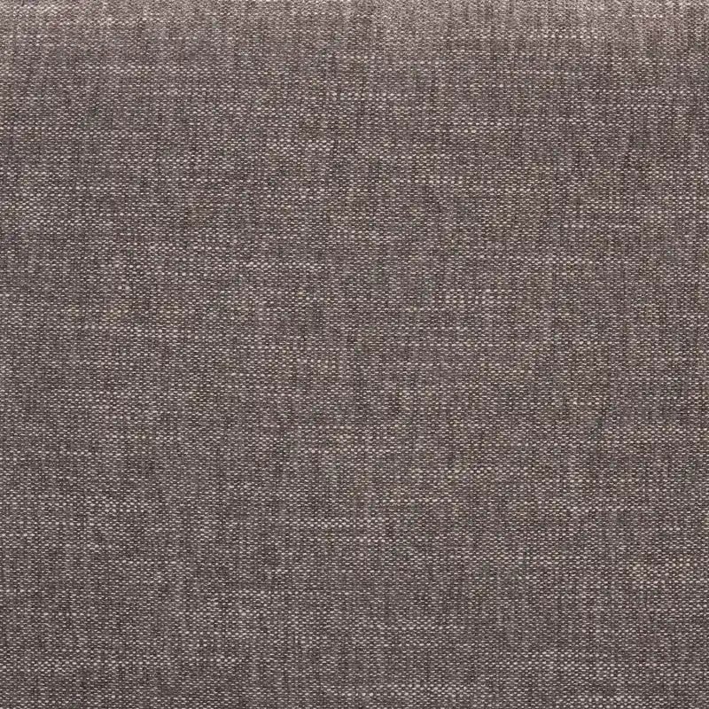 Fauteuil gauche 42,5 en tissu chenille avec coussins en plumes et duvet – Marron café
