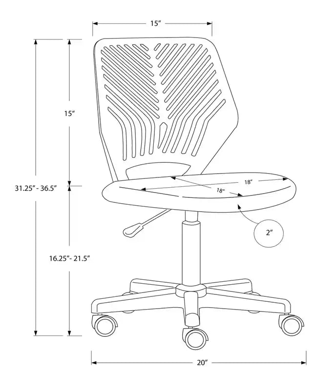 Chaise de bureau enfant 20