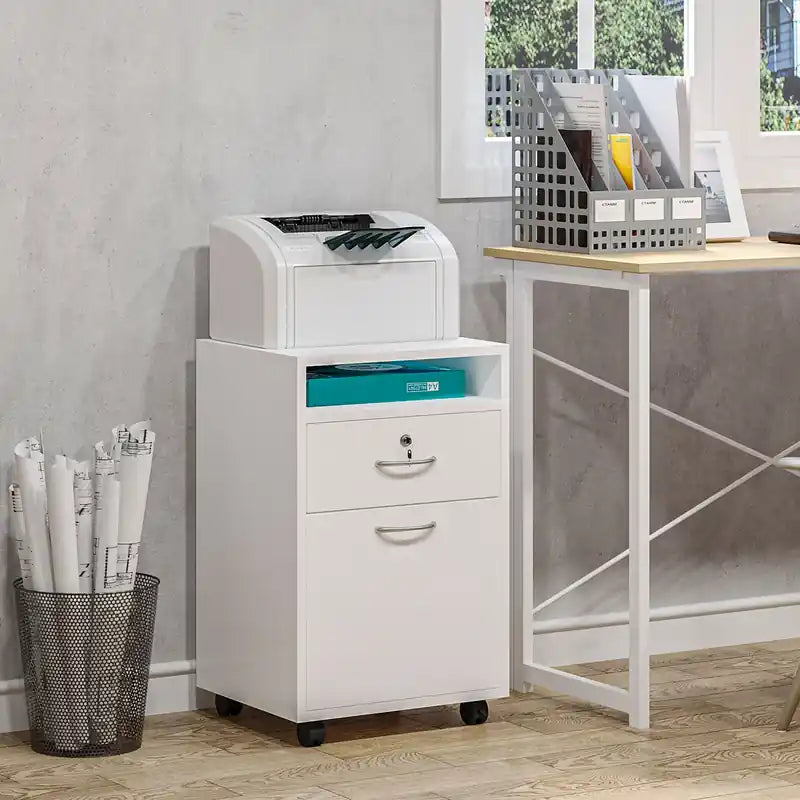 Meuble bas avec tiroir verrouillable