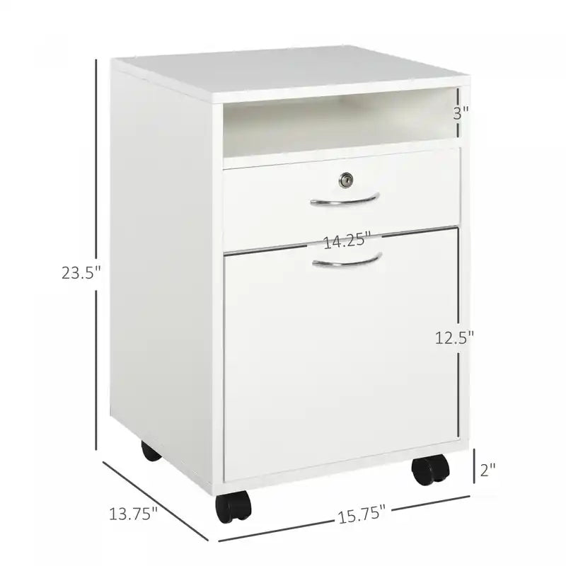 Meuble bas avec tiroir verrouillable