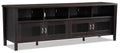 Palmer 72 TV Stand with Storage and Cable Management for TVs up to 80- Reddish Brown