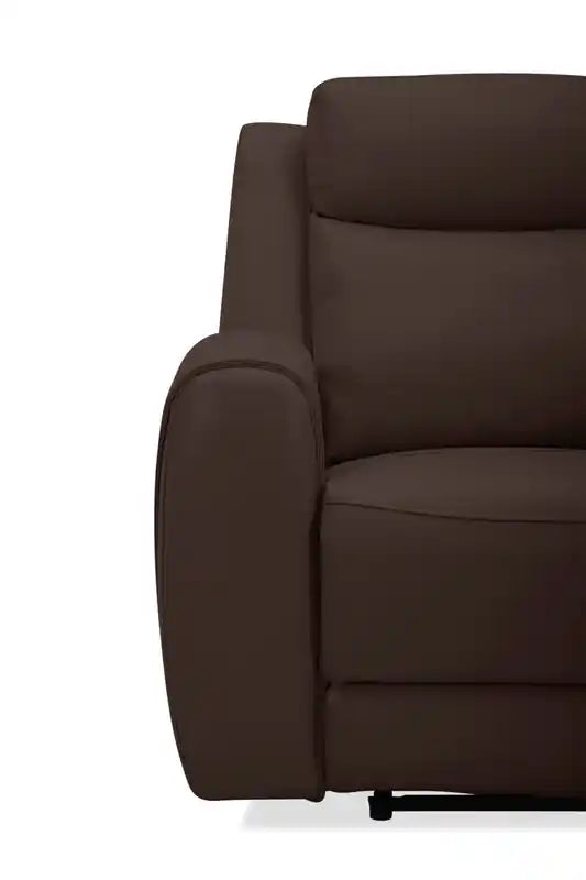 Fauteuil inclinable électrique en cuir véritable pleine fleur 41.25 avec port USB