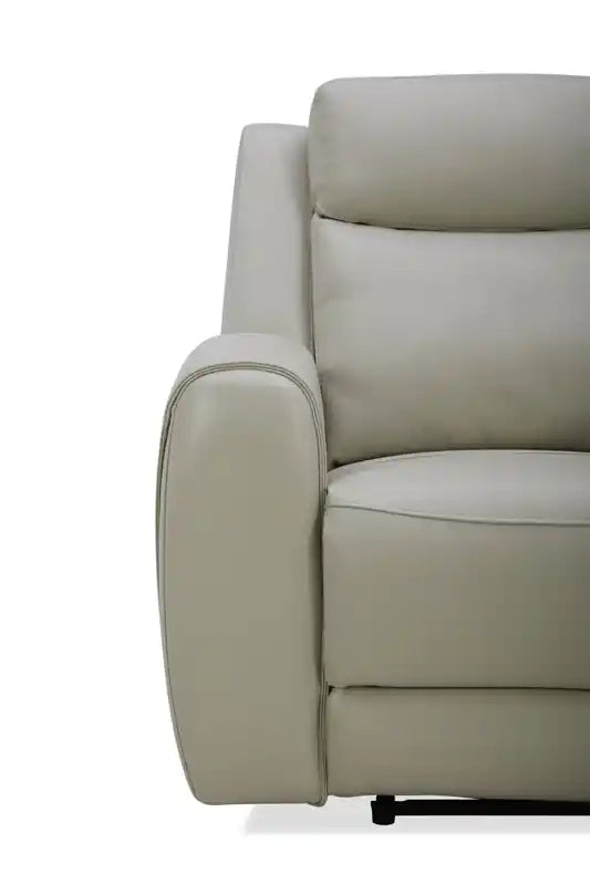 Fauteuil inclinable électrique en cuir véritable pleine fleur 41.25 avec port USB