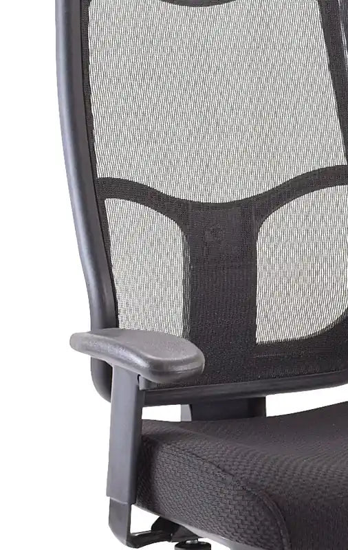 26.8 Fauteuil de bureau - Noir avec dossier en maille