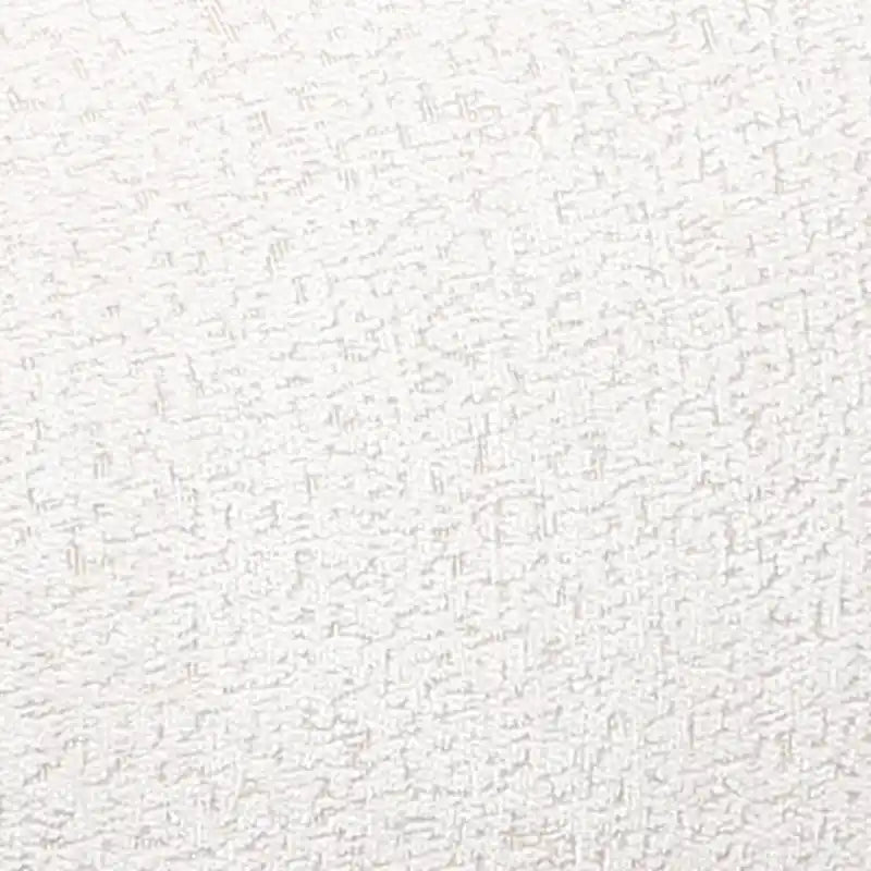 Repose-pieds cocktail en tissu chenille 36 po avec dessus et pieds en bois - Blanc albâtre
