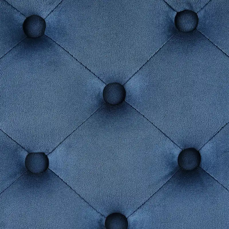 Pouf de rangement en velours carré de 17 po